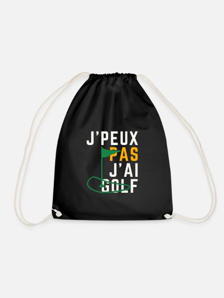 J peux pas j ai Golf - Sportstaske - sort