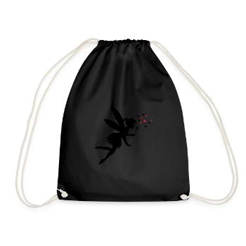 fairy love magic 02 - Drawstring Bag - black - Front