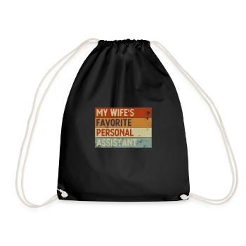 Le mari assistant personnel préféré de ma femme - Sac de sport léger - noir - Devant
