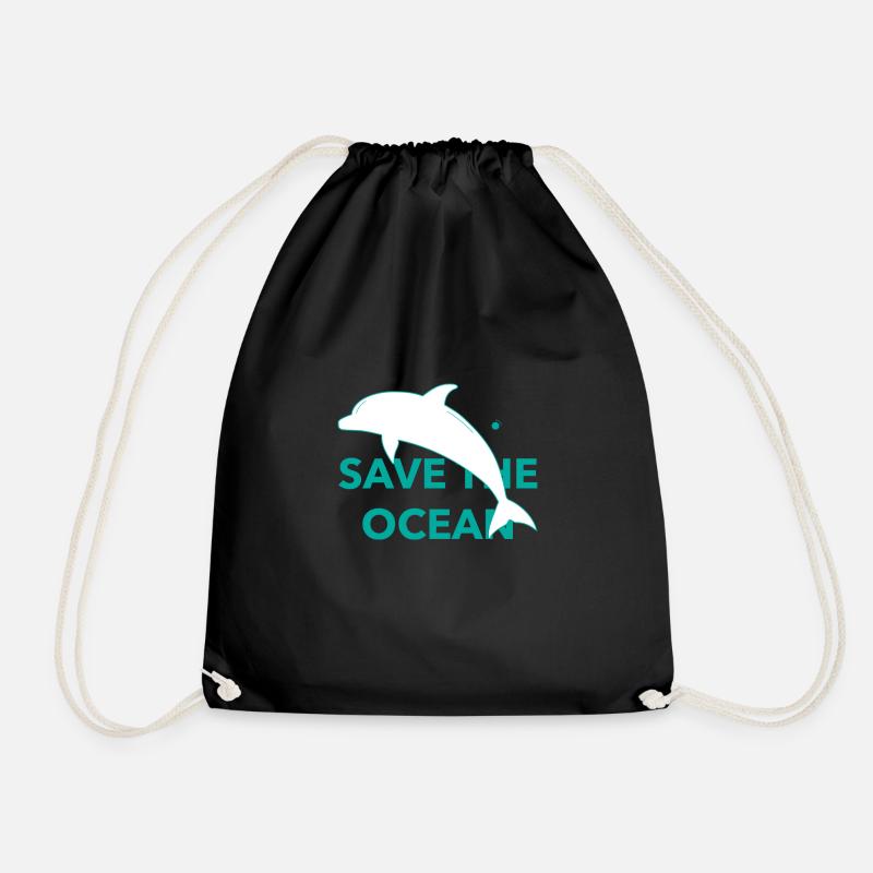Save The Ocean - Sac de sport léger - noir