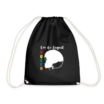 Signe du zodiaque Lion - Sac de sport léger - noir - Devant