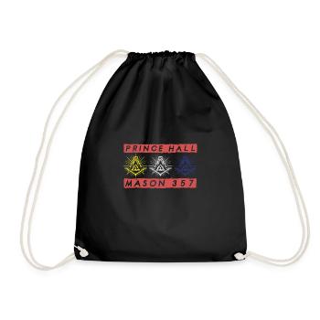 Sarcastic Freemasons Prince Hall Mason 357 - Drawstring Bag - black - Front