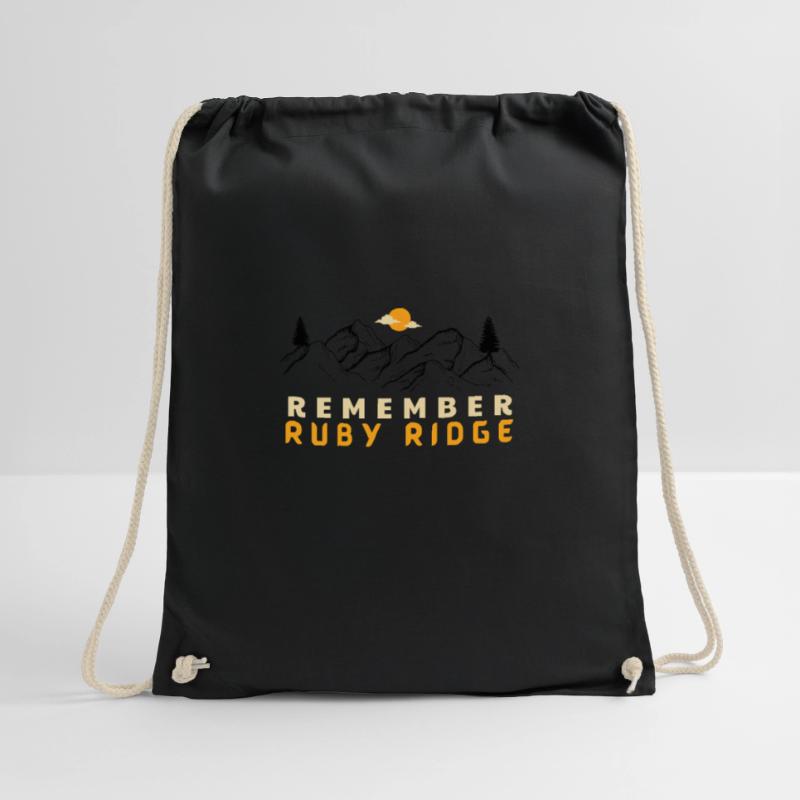 Remember Ruby Ridge Gun Rights Drawstring Bag