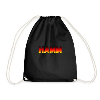 Hamm - Turnbeutel - Schwarz - Vorne