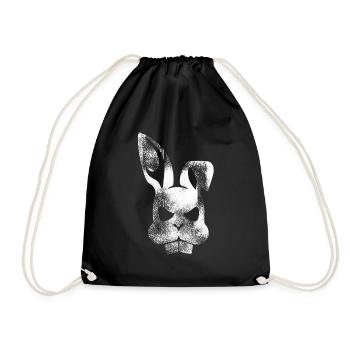 Bad rabbit - Drawstring Bag - black - Front