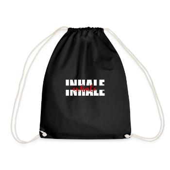 Yoga Inspirez Exhale Yoga Méditation - Sac de sport léger - noir - Devant