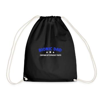 Bionic Dad Athletic Hip Knee Replacement Surgery - Sac de sport léger - noir - Devant