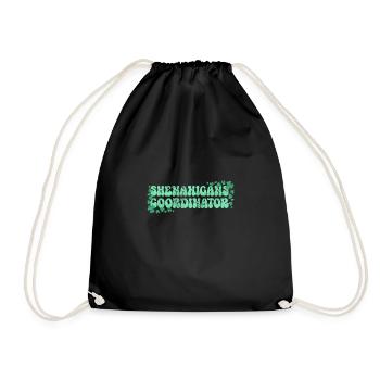 Shenanigans Coordinator Saint Patrick's Day - Drawstring Bag - black - Front