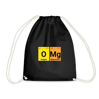 OMG Éléments chimiques - Sac de sport léger - noir - Devant