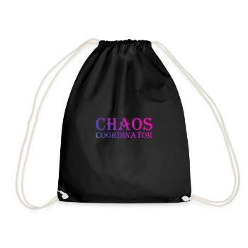 Coordinatrice du chaos Enseignante maternelle Baby-sitter - Sac de sport léger - noir - Devant