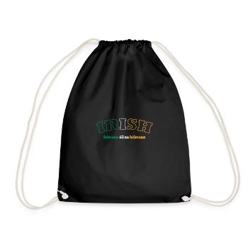 St Patrick's Day Funny Irish Drinking Team - Sac de sport léger - noir - Devant