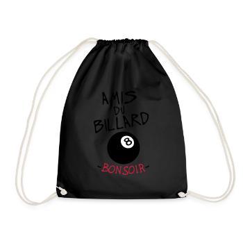 Zitat Freunden gute Nacht Billard 8 Ball Sport Humor - Turnbeutel - Schwarz - Vorne