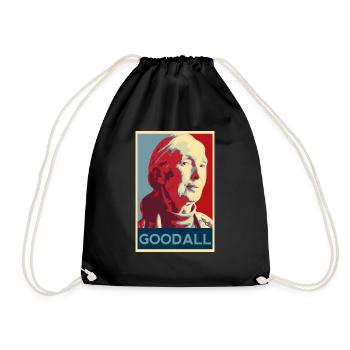 Jane Goodall Shirt - Sac de sport léger - noir - Devant