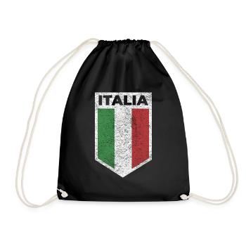 Italia Italia Jersey - Drawstring Bag - black - Front