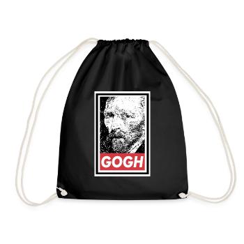 OBÉIR À VAN GOGH - Sac de sport léger - noir - Devant