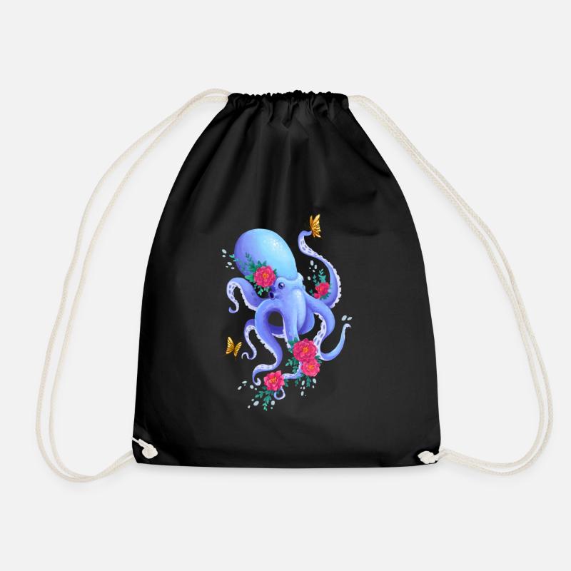 Pieuvre - Sac de sport léger - noir