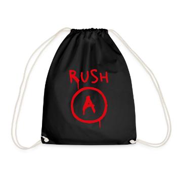 Rush A - Turnbeutel - Schwarz - Vorne