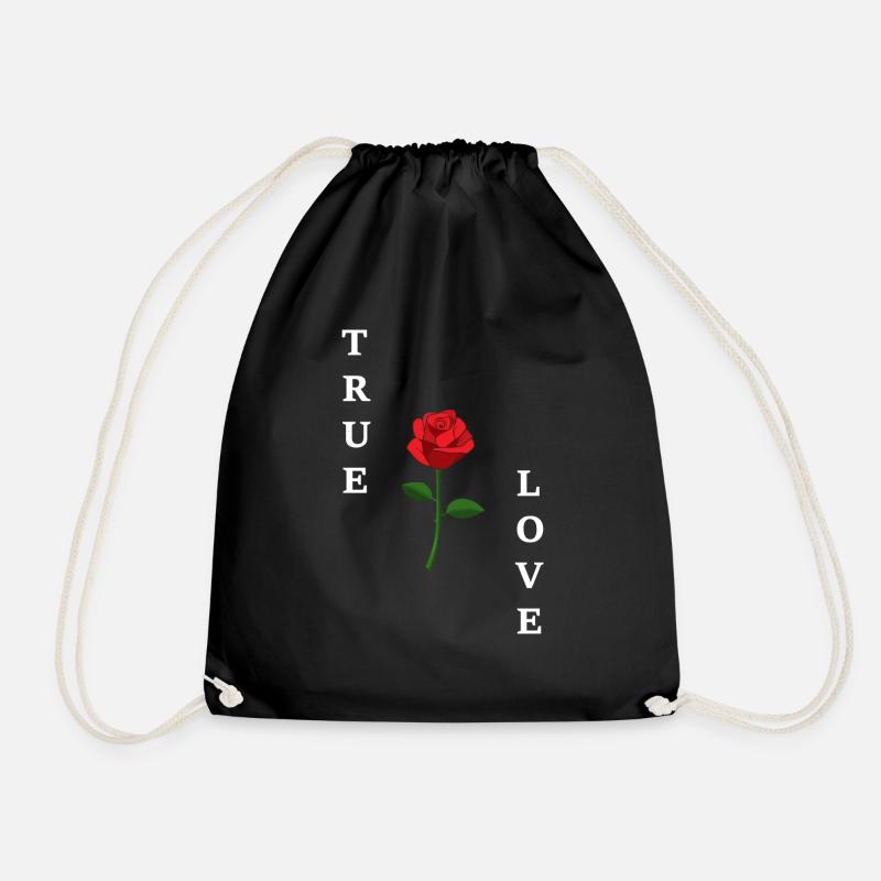 True Love - Turnbeutel - Schwarz