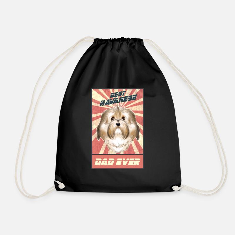 Best Havanese Dad Ever I Havanese Lover - Turnbeutel - Schwarz