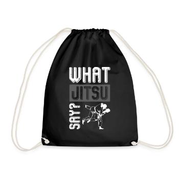 jiu jitsu mma - Turnbeutel - Schwarz - Vorne