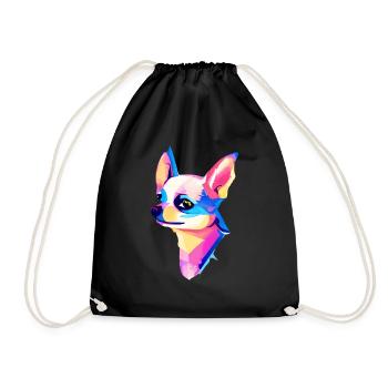 Chihuahua Dog Owner Dog Dog Owner - Drawstring Bag - black - Front
