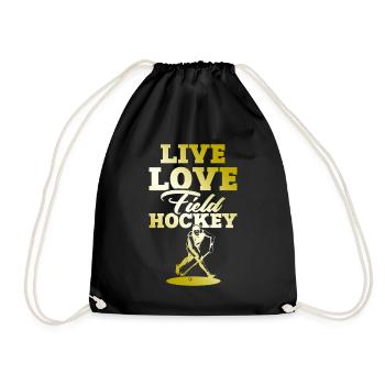 Life Love Hockey sur gazon - Sac de sport léger - noir - Devant