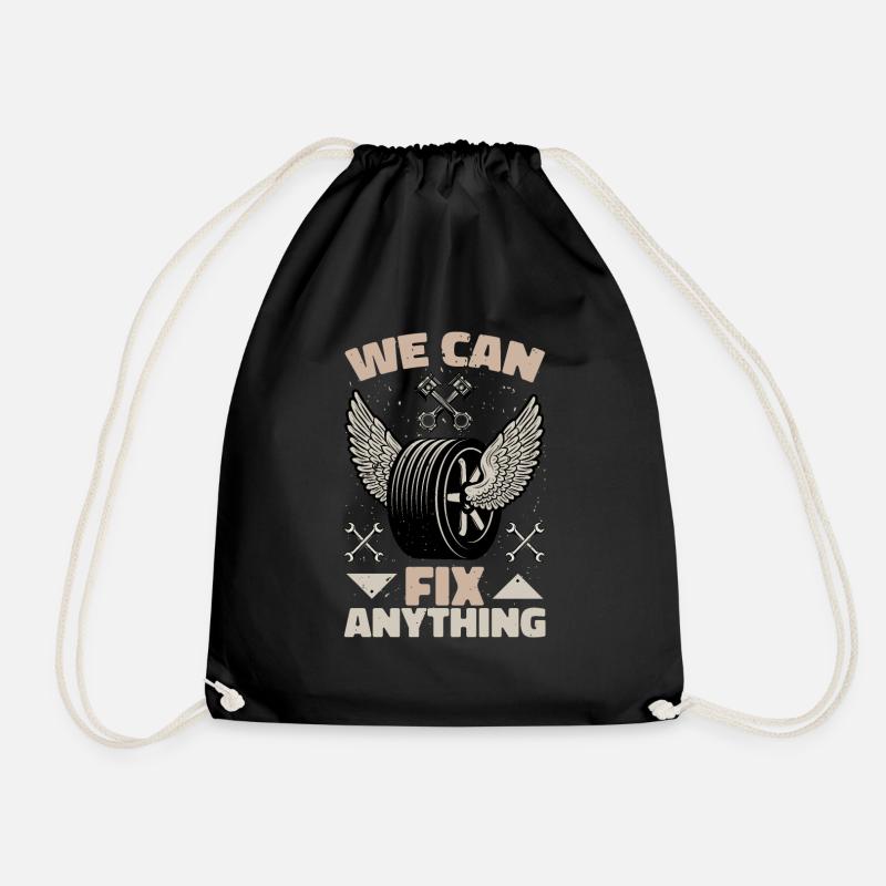 WE CAN FIX ANYTHING - Turnbeutel - Schwarz