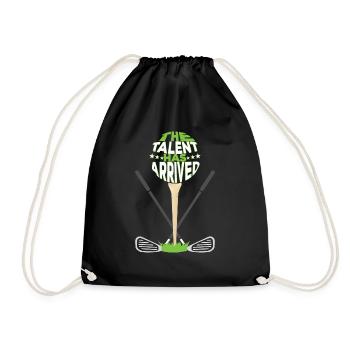 The Talent Has Arrived - Drawstring Bag - black - Front