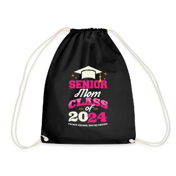 Classe de maman senior de 2024 Proud Mama Funny - Sac de sport léger - noir - Devant