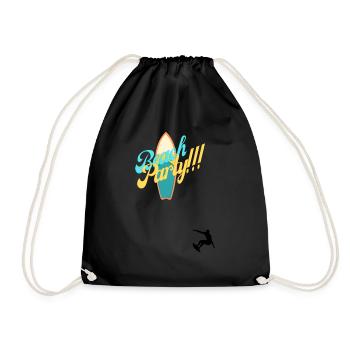 Life logo Easy - Turnbeutel - Schwarz - Vorne