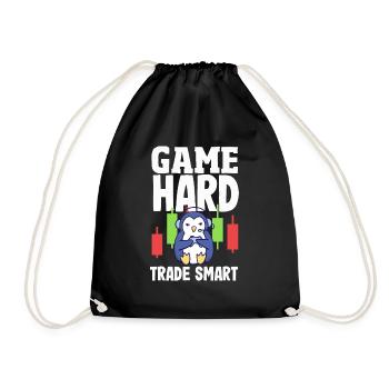 Cryptocurrency Rewards Gaming Blockchain Gamer - Drawstring Bag - black - Front