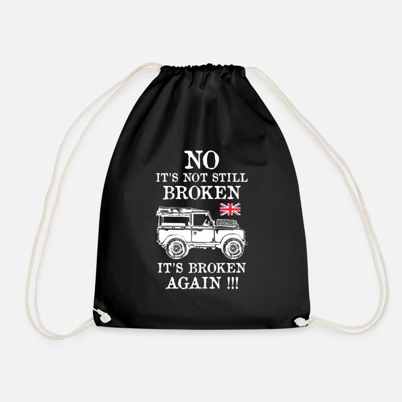 Landy Broken Again - Drawstring Bag - black