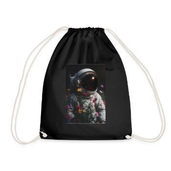 Cosmic Botanist - Drawstring Bag - black - Front