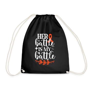 son combat et mon combat - Sac de sport léger - noir - Devant