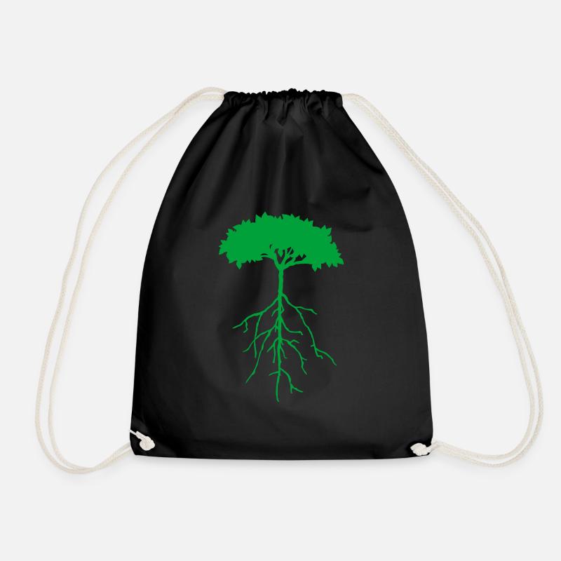 racine de l'arborescence - Sac de sport léger - noir
