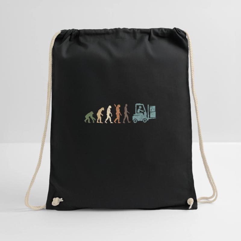 Drôle d’évolution rétro du chariot élévateur Man Sac de sport léger