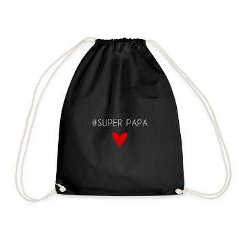 BONNE FÊTE PAPA. PAPA. FÊTE DES PÈRES. BONNE FÊTE - Sac de sport léger - noir - Devant
