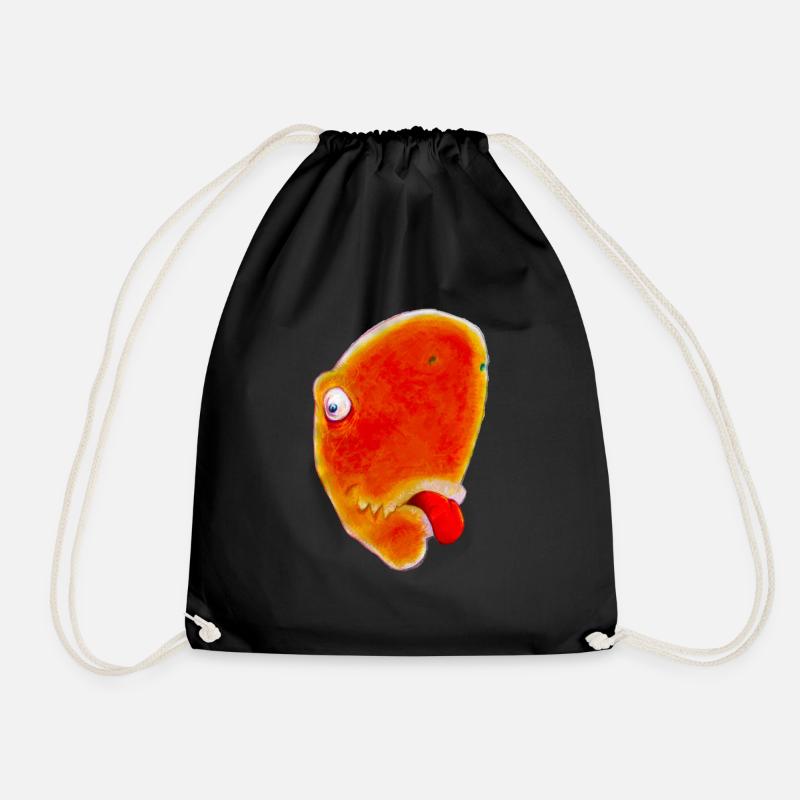 DINO - Drawstring Bag - black