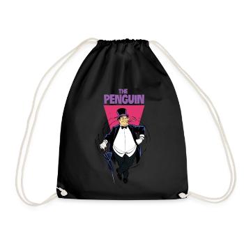 DC Comics Batman Villain The Penguin Vintage - Drawstring Bag - black - Front