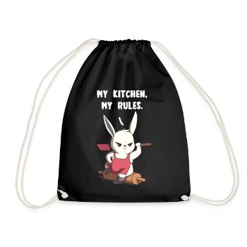 Ma cuisine Mes règles - Sac de sport léger - noir - Devant