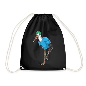 Sports de football américain à Stork - Sac de sport léger - noir - Devant