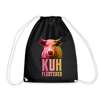 Chuchotement des vaches agriculteur agriculteur agriculteur - Sac de sport léger - noir - Devant