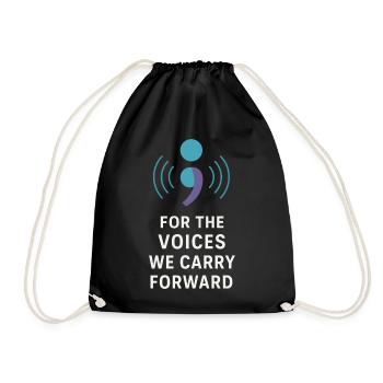 Suicide Loss Remembrance Walk Suicide - Drawstring Bag - black - Front