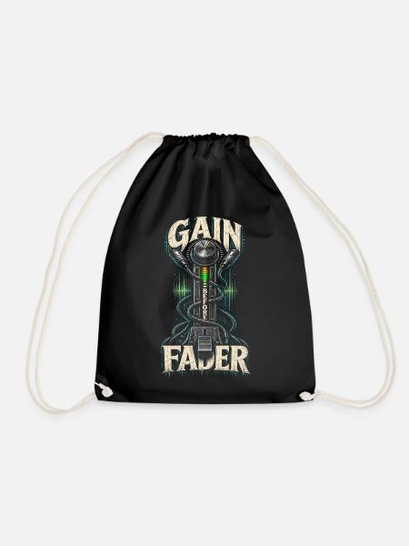 Tontechniker Audiotechnik Gain Before Fader - Turnbeutel - Schwarz