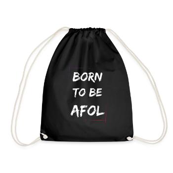 Spring - Drawstring Bag - black - Front