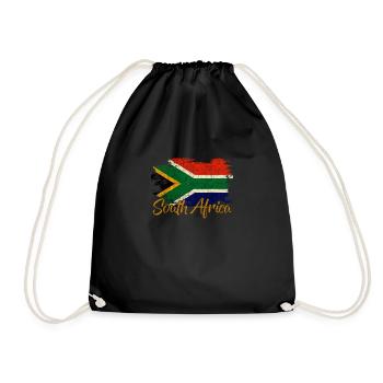 South Africa - Drawstring Bag - black - Front