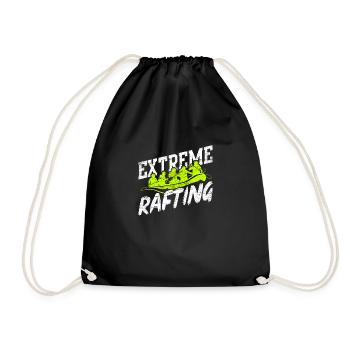 Rafting Floss - Drawstring Bag - black - Front