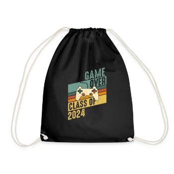Class of 2024 - School Abitur Student Class Child - Drawstring Bag - black - Front