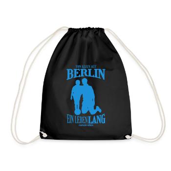 Berlin Football Tradition Gift - Drawstring Bag - black - Front