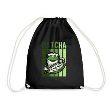 Matchastyle Retro - Drawstring Bag - black - Front